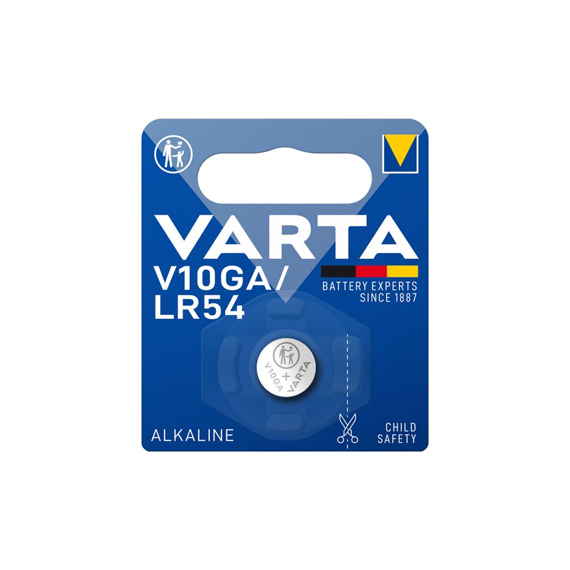 ბატარეა ტუტოვანი V10GA / LR54 (1ც) BL /04274101401 — ელემენტები და ბატარეები
